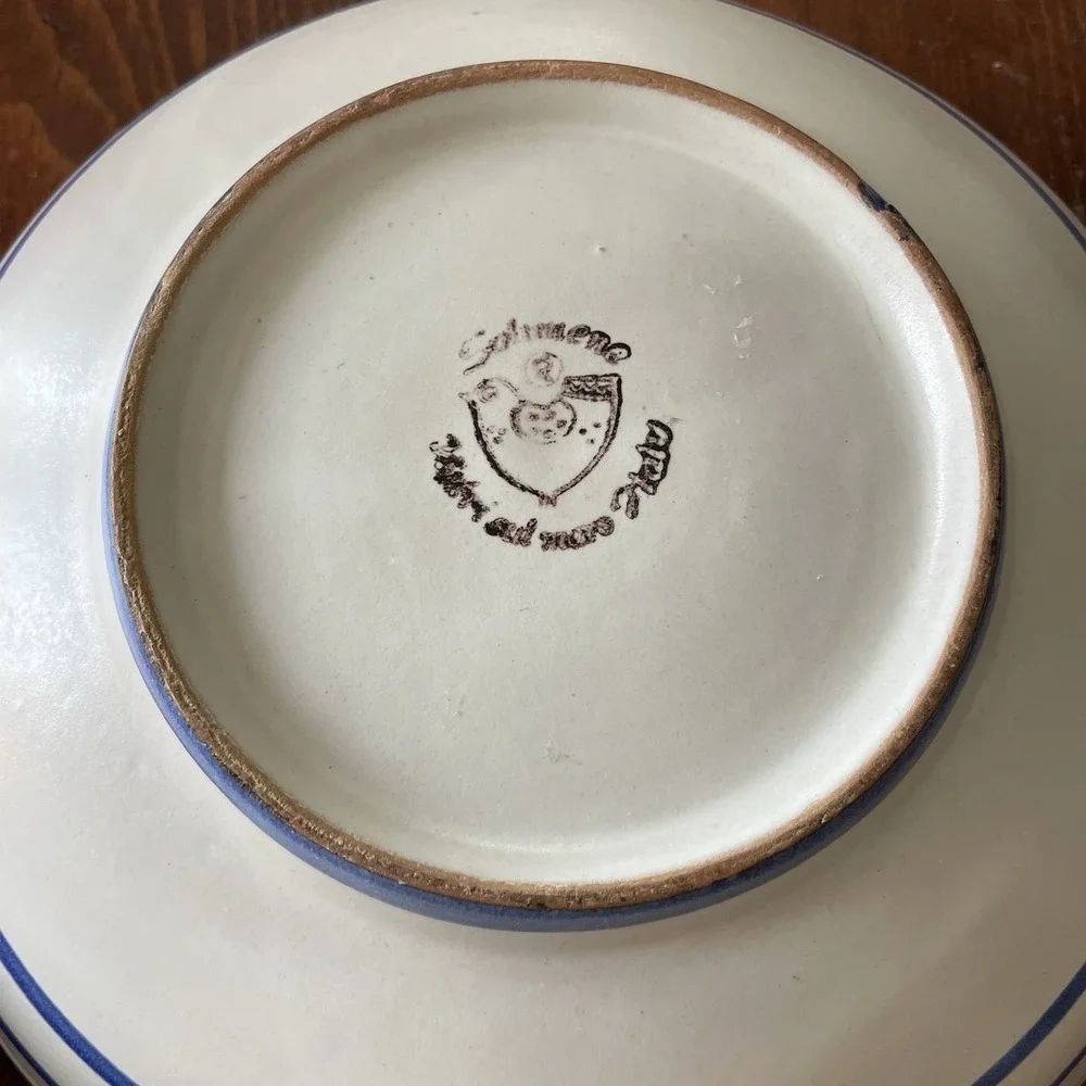 Vintage Solimene Vietri Chicken Platter: Hand-Painted Italian Pottery 10